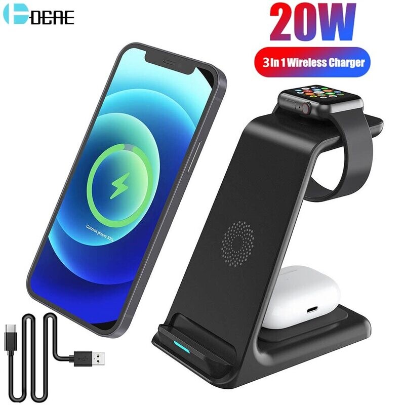 3 in 1  Fast Charging Wireless Charging Stand