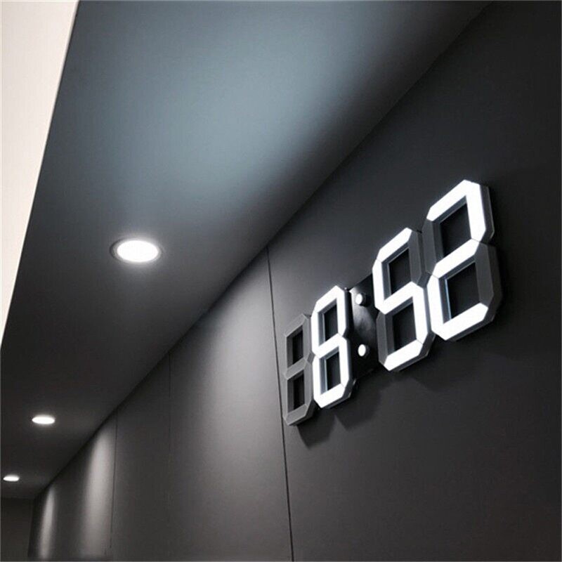 3d Led Wall Clock
