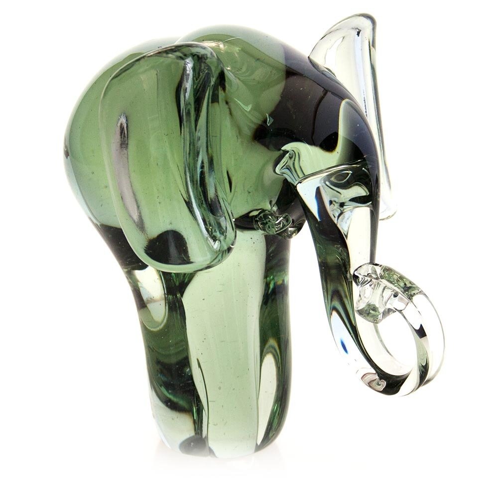 Recycled Glass Elephant - Xlarge (A)