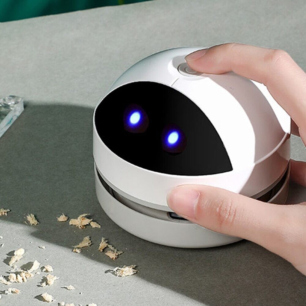 Mini Rechargeable Vacuum Cleaner Creative Desk Table Eraser Crumbs