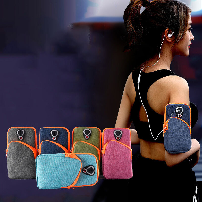6.0 Inch Running Arm Sports Waterproof Oxford Band Bag Pouch for Mobile Smart Phone