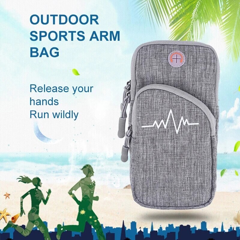 Outdoor Running Armband Wrist Hand Bag Universal Phone Holder