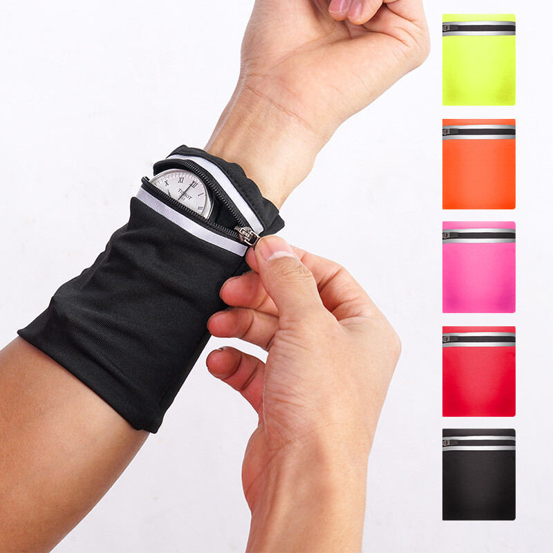 Universal Outdoor Zipper Running Wallet Bags Wrist Bag