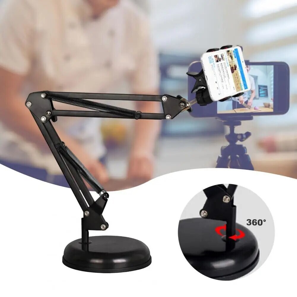 Convenient Live Broadcast Holder Round Base Live Broadcast Bracket