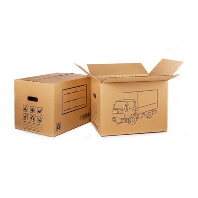 Boîte de déménagement en carton Fun&amp;Go 50 x 35 x 35 cm
