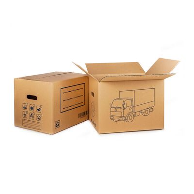 Boîte de déménagement en carton Fun&amp;Go 60 x 40 x 40 cm (1 Unités)