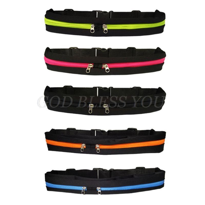 Ultra-thin Invisible Running Belt Bag Waterproof Waist Fanny Pack Sweatproof Rainproof Mobile Phone Pouch for Hiking