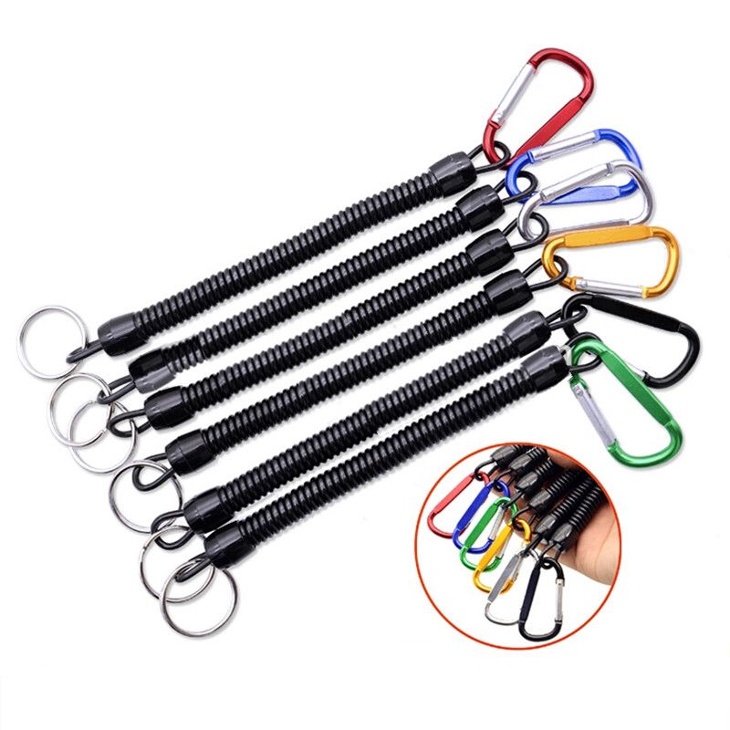 500pcs Fishing Lanyards Fishing Ropes with Carabiner