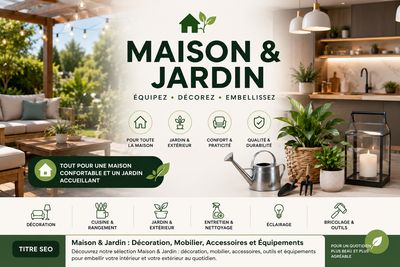 Maison et   Jardin