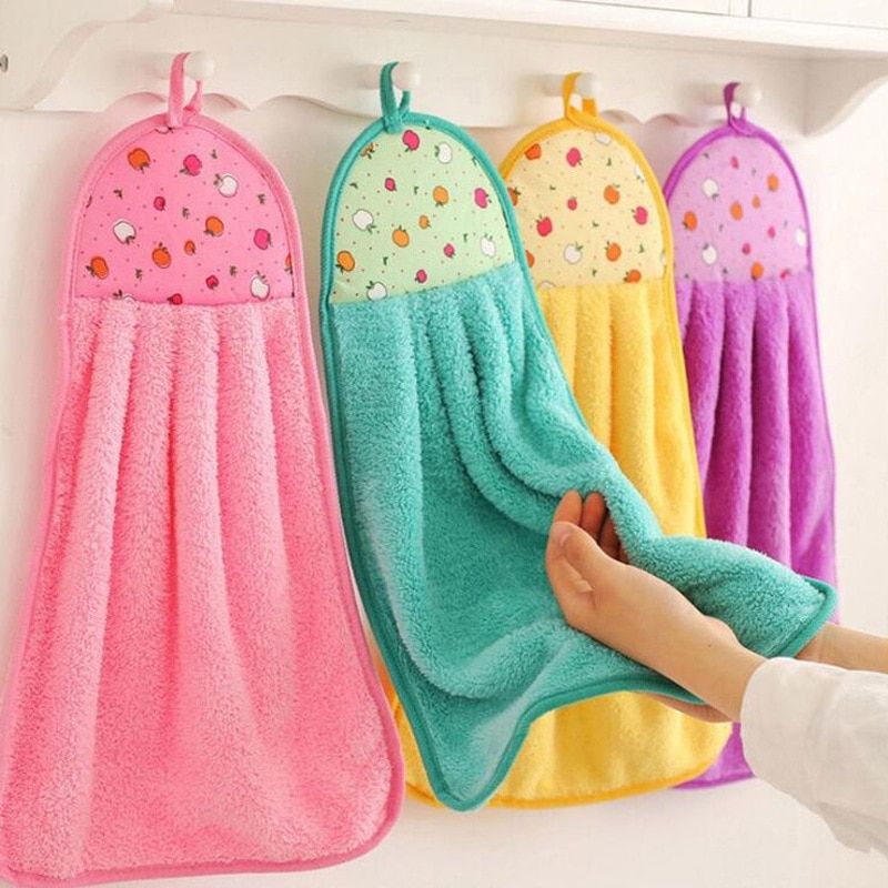 Coral Fleece Bathroom Supplies Soft Towel Absorbent Cloth Rag
