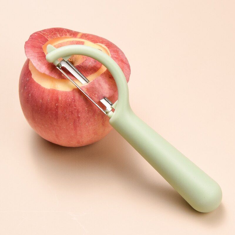 Hand-Cranked Stainless Steel Fruit Peeler Creative Kitchen Cutter Tool