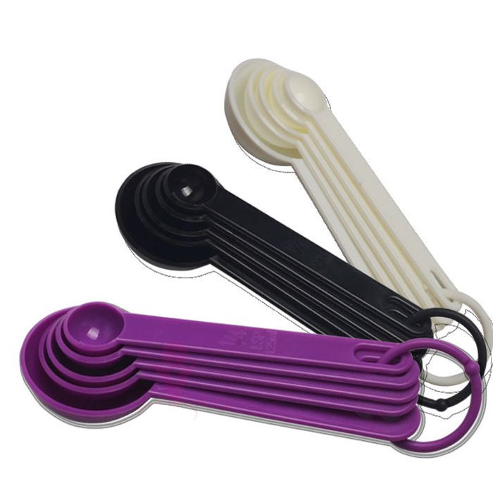 5Pcs/Set Plastic Measuring Spoon Kitchen Tools
