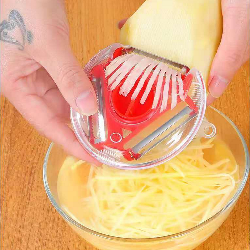 Magic Trio Peeler Set Slicer Multi Peel Blade Zesters Grater Kitchen Tool