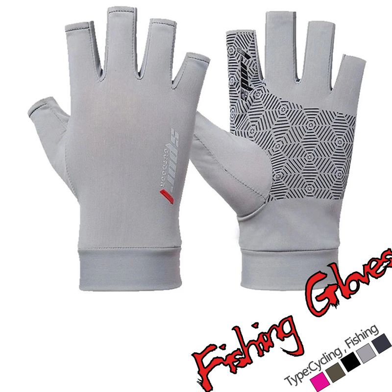 Full Finger Neoprene PU Breathable Leather Warm Fishing Gloves