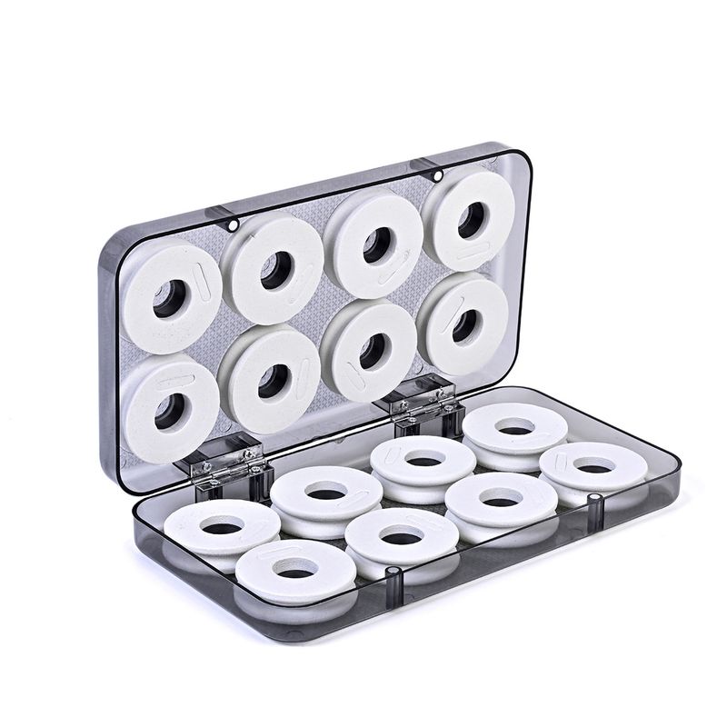 16Pcs/Box EVA Transparent Fishing Main Line Winding Board