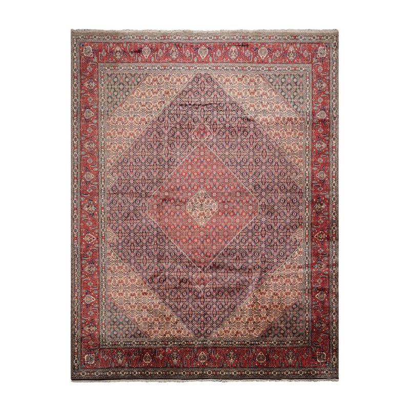 10x14 Midnight Blue Hand Knotted 100% Wool Bidjar Traditional 300 KPSI Oriental Area Rug