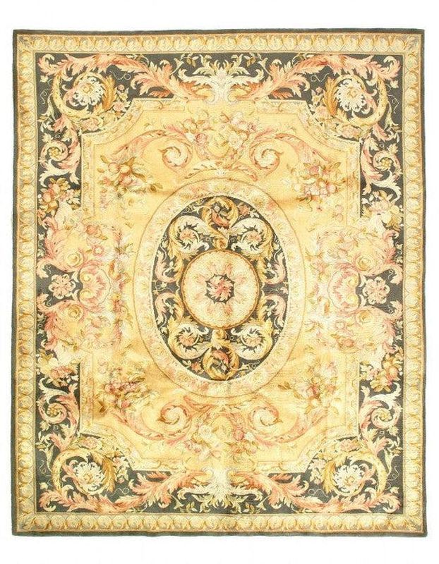Canvello Fine Hand Knotted Savonnerie rug 8' X 10'