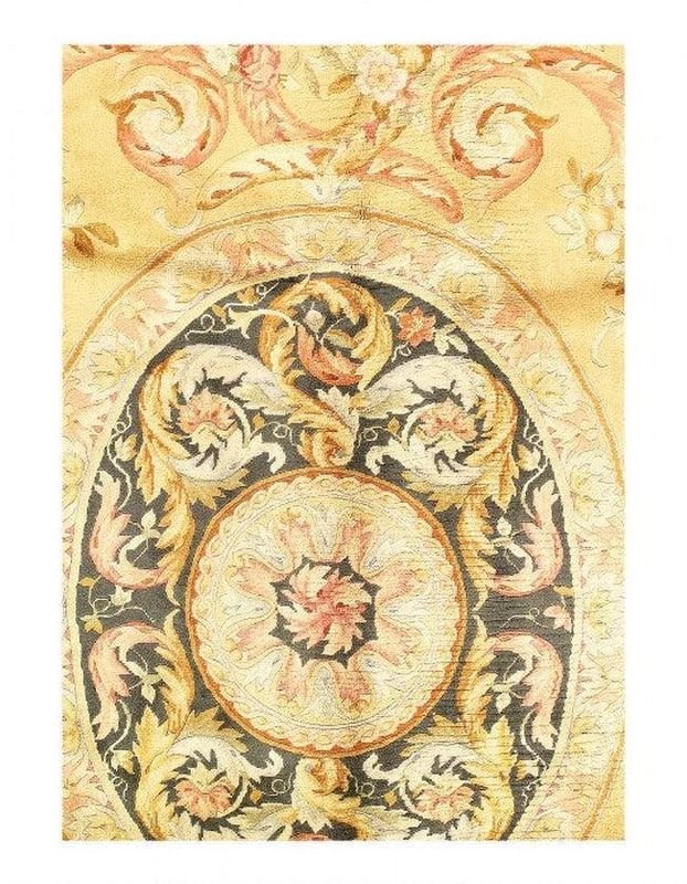Canvello Fine Hand Knotted Savonnerie rug 8' X 10'