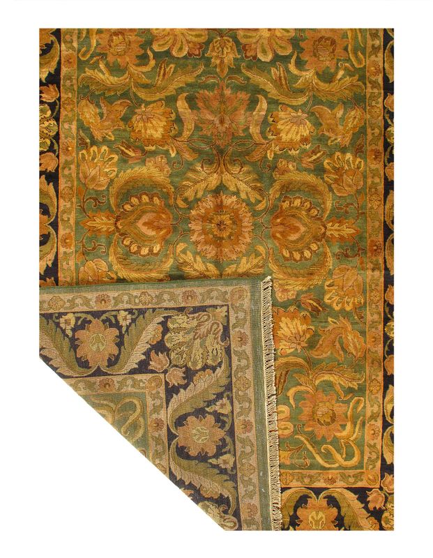 Fine Hand Knotted Indian Agra rug 10'2'' X 14'5''