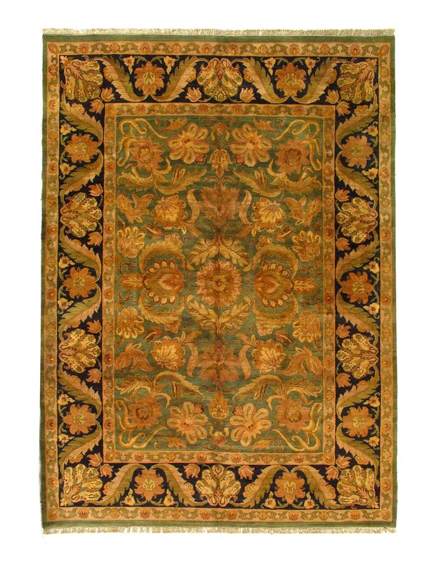 Fine Hand Knotted Indian Agra rug 10'2'' X 14'5''