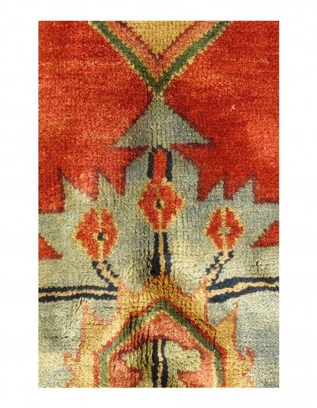 Canvello Rust Fine Hand-Knotted Serapi Design 12' X 18'