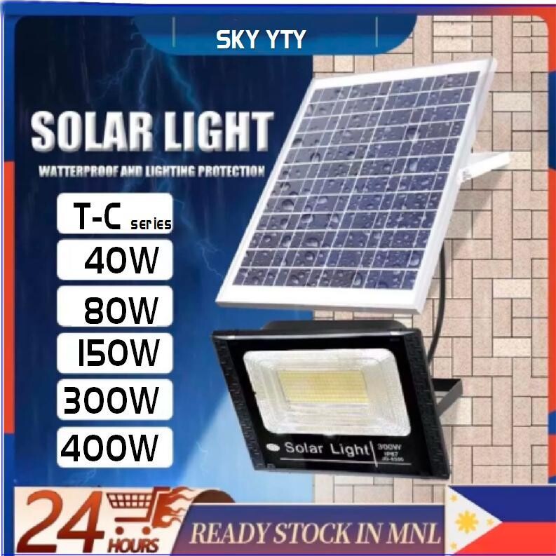 COSUN T-C  40W 80W 150W 300W 400W INTELLIGENT SOLAR POWER LIGHTS IP67 OUTDOOR GARDEN GARAGE PLAYGROUND LGHT
