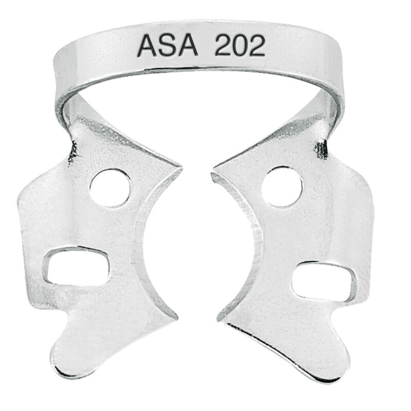 rubber dam clamps winged big upper molars NO. 202
