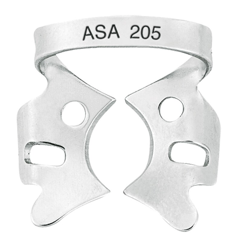 rubber dam clamps winged big upper molars NO. 205