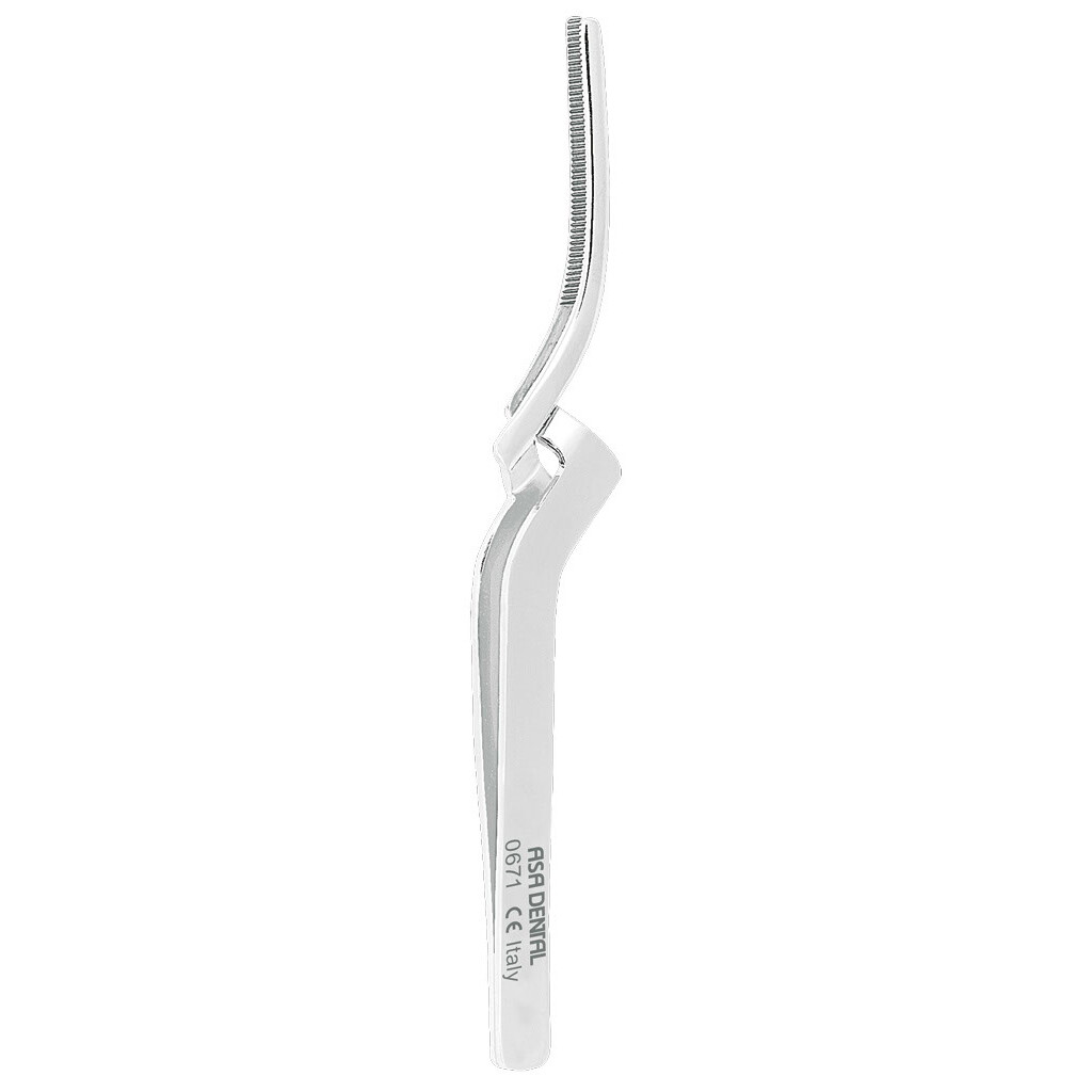 ARTICULATING PAPER FORCEPS CURVED CM.15