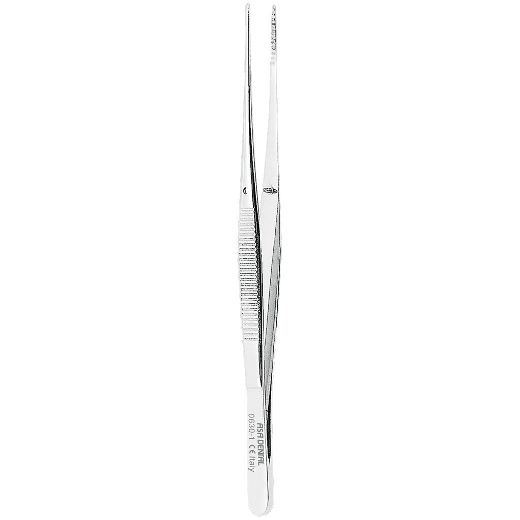 TISSUE PLIERS SEMKEN-TAYLOR 1X2 STRAIG.N.1 CM.12,5