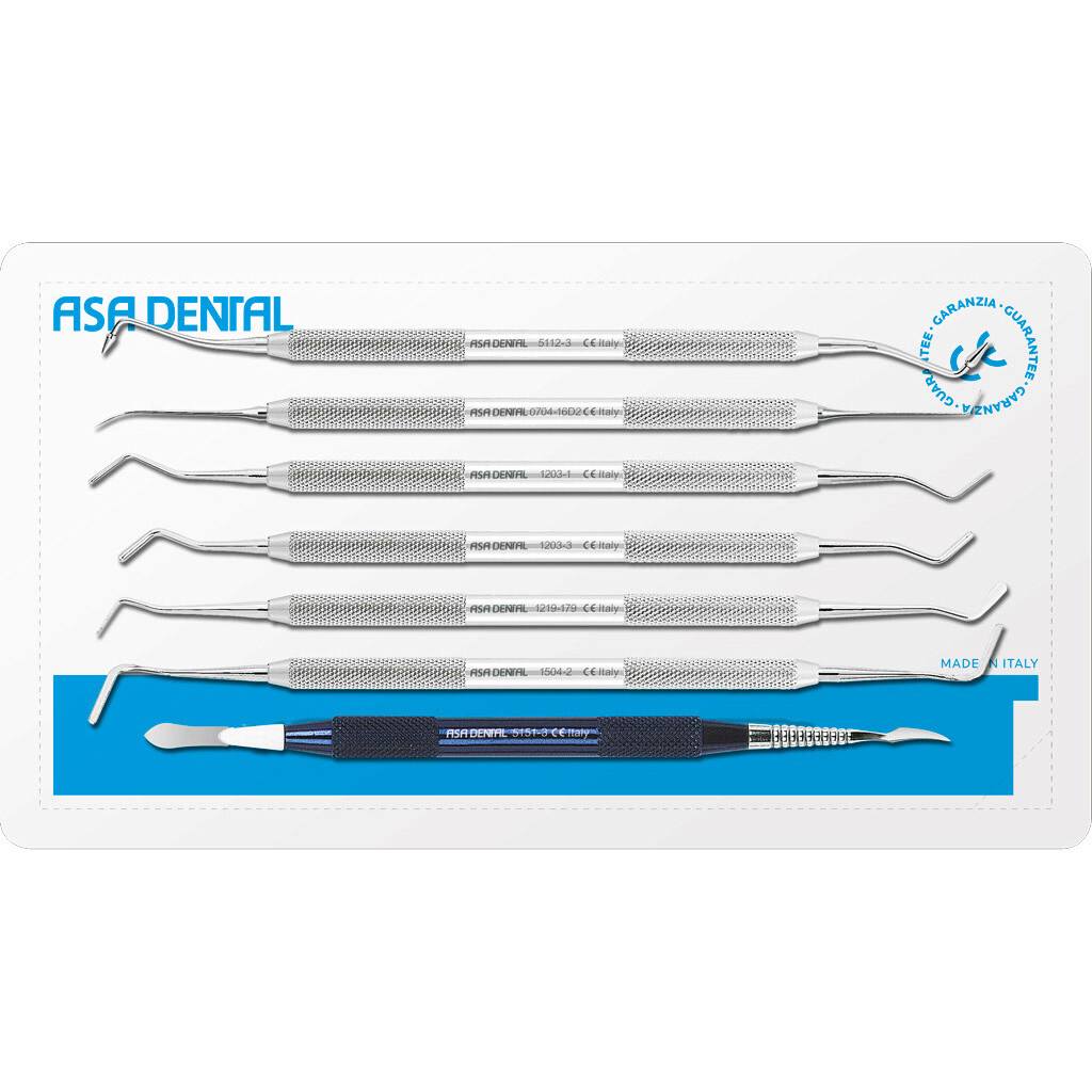 KIT OF NO.7 COMPOSITE FILLING INSTRUMENTS