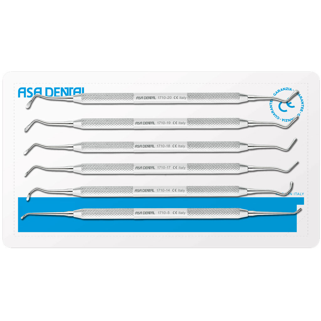 SET OF N. 6 SS WHITE EXCAVATORS