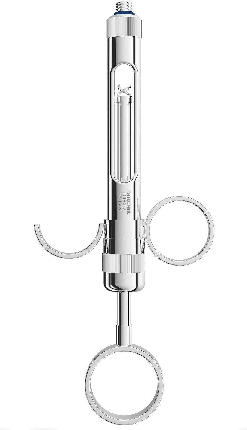 Anesthesia syringe -Cork screw Tip (Self Aspiration)