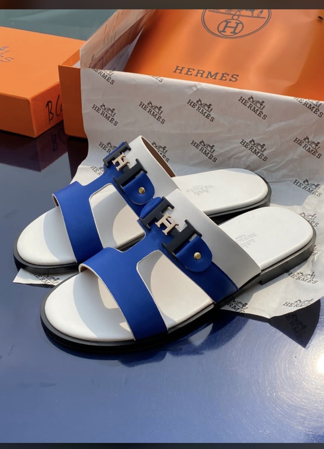 Hermes flats for men