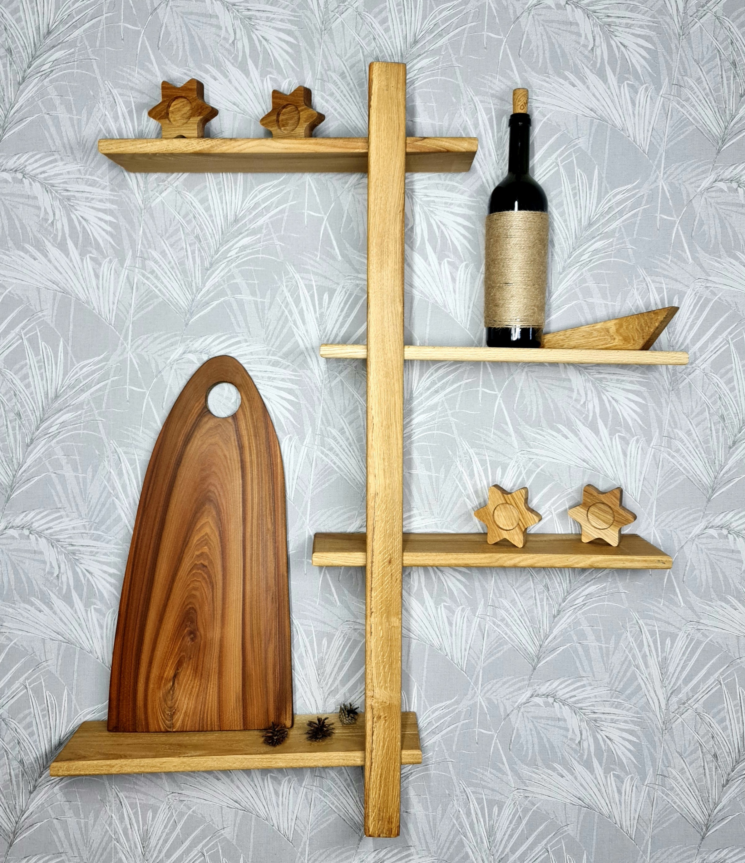 Полка На Ванную Деревянная Купить