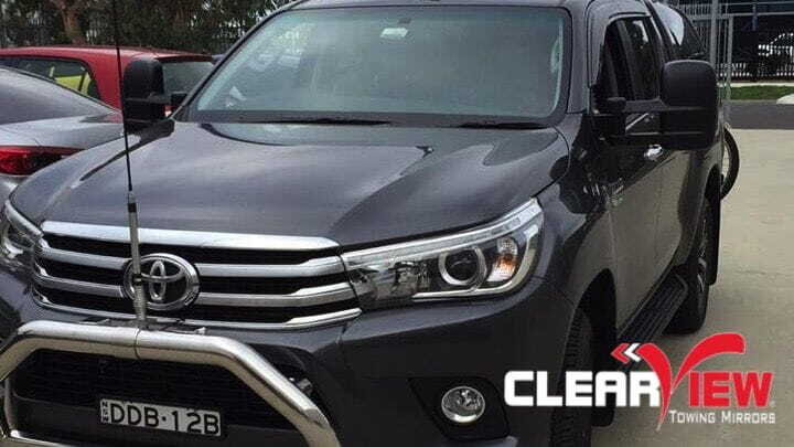 Clearview Towing Mirror Toyota Hilux Electric Only