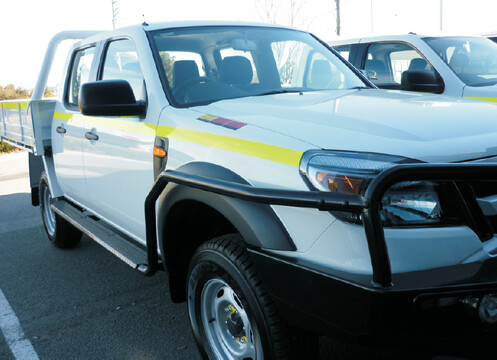 Side Steps and Rails - Ranger PJ/PK 06-11 Dual Cab