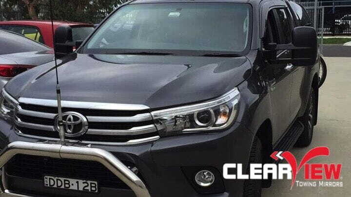 Clearview Towing Mirror Toyota Hilux Electric Only