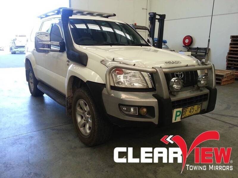 Clearview Towing Mirror Toyota 120/Prado Electric Only