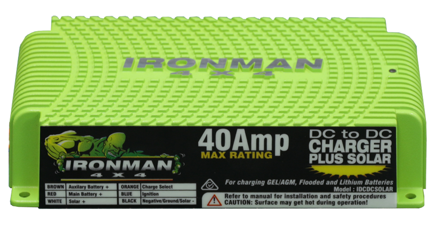 40A DC TO DC BATTERY CHARGER WITH SOLAR INPUT