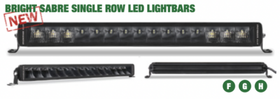 150W Bright Sabre Single Row Lightbar (40”)