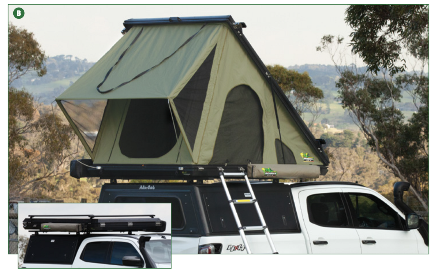 Daktent - Swift 1400 Rooftop Tent - Aluminium Hardtop - Ironman 4x4