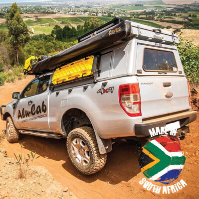 Alu-Cab Canopy Explorer Ford Ranger 2012+ X/Cab silver/ smooth plate