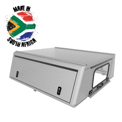 Alu-Cab Canopy Adventure VW Amarok 2010+ D/Cab silver/ tread plate