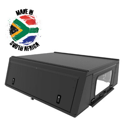 Alu-Cab Canopy Adventure Isuzu D-Max 2012-2012 D/Cab Black/ Smooth Plate