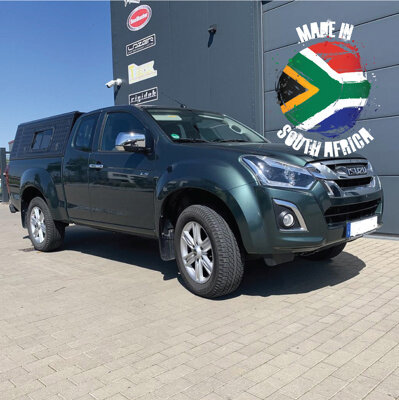Alu-Cab Canopy Explorer Isuzu D-Max 2012-2012 X/Cab black/ tread plate