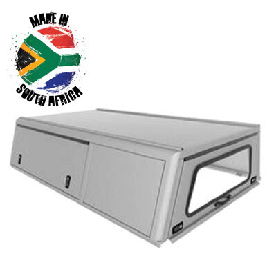 Alu-Cab Canopy Explorer Toyota Hilux 2016+ S/Cab  silver/ smooth plate