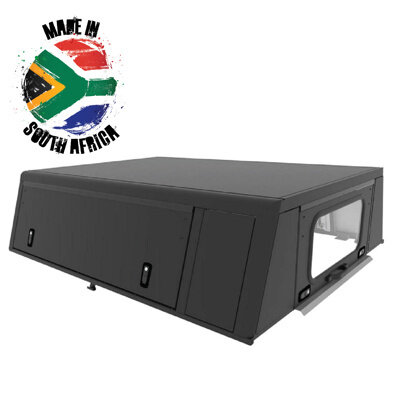Alu-Cab Canopy Adventure Isuzu D-Max 2012-2012 X/Cab black/ smooth plate