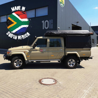 Canopy Camper Toyota Land Cruiser 79 D/Cab, Black