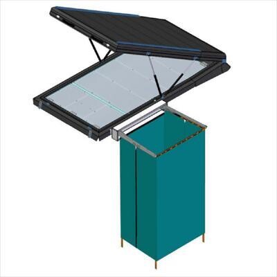 Alu-Cab Shower Cube Mounting Brackets - Hercules Roof Conversion (right-hand side)